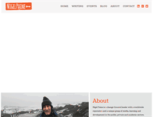 Tablet Screenshot of nigelpaine.com